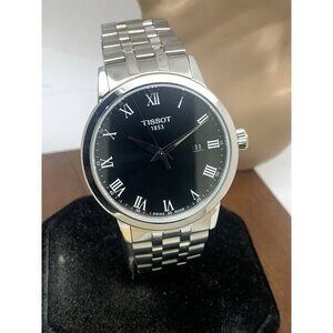 Tissot Men's Watch Swiss Quartz Black Dial 42mm Stainless Steel T1294101105300